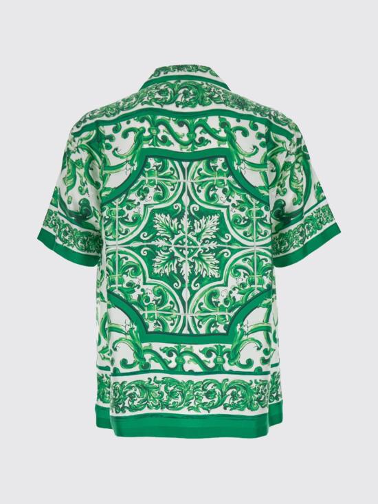 26SS 돌체앤가바나 반팔 셔츠 G5JH9THI1S6 H85DQ Green - DOLCE & GABBANA
