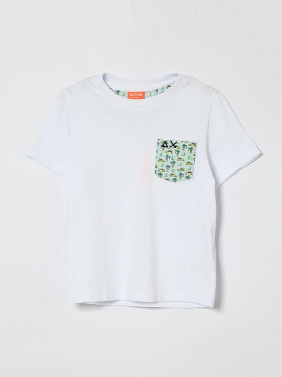 26SS [키즈] 썬 68 티셔츠 T36343 0105 White