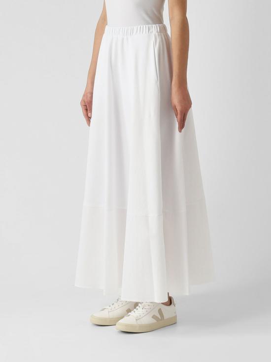 26SS 막스마라 롱 스커트 2616771018600 001 White - MAX MARA