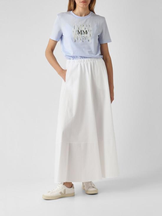 26SS 막스마라 롱 스커트 2616771018600 001 White - MAX MARA