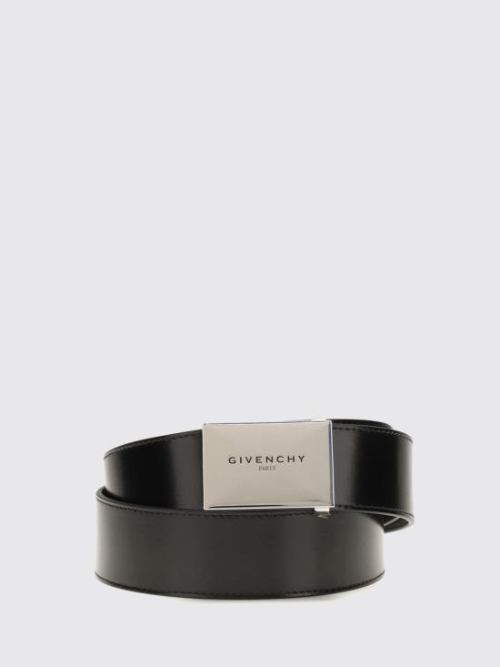 26FW 지방시 가죽 벨트 BK407NK21Q 002 Black