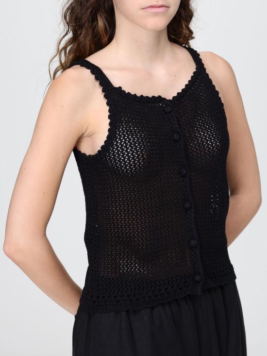 26SS 던스트 민소매 티셔츠 UDSW6B232BK Black - DUNST