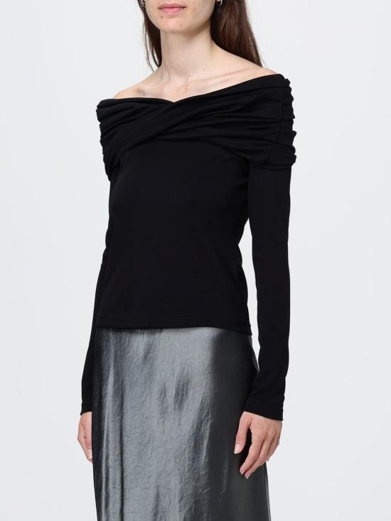 26SS 막스마라 긴팔 티셔츠 2611941028600 006 Black - MAX MARA