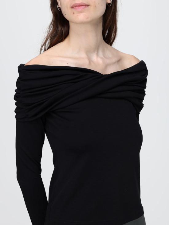 26SS 막스마라 긴팔 티셔츠 2611941028600 006 Black - MAX MARA