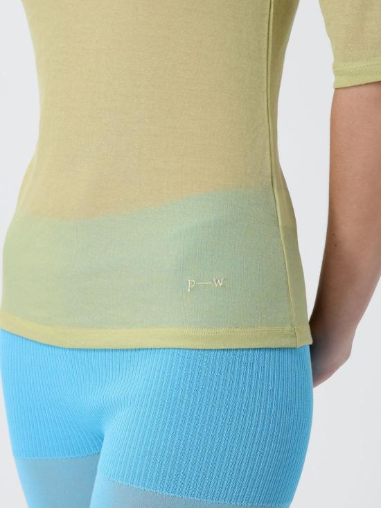 26SS 팔로마울 반팔 티셔츠 VDME93 105 Yellow - PALOMA WOOL