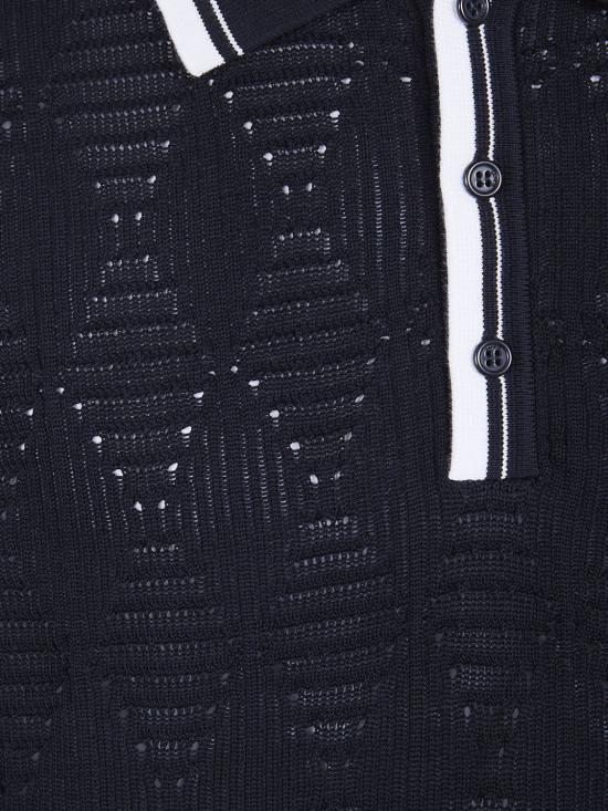 26SS 라니우스 폴로 티셔츠 S6LAMAKP009 110 Black - LANEUS