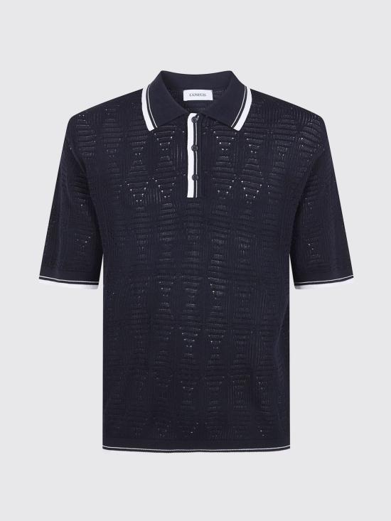 26SS 라니우스 폴로 티셔츠 S6LAMAKP009 110 Black - LANEUS