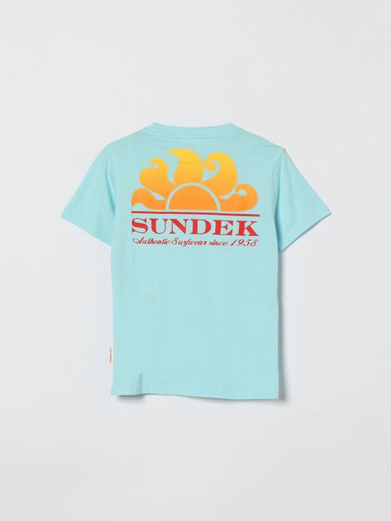 26SS [키즈] 선덱 티셔츠 B028TEJ7800 00200 Turquoise - SUNDEK