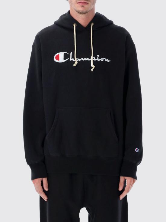 26SS 챔피온 후드 티셔츠 221168 KK001 Black