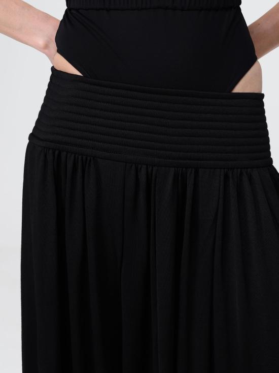 26SS 알라이아 스트레이트 팬츠 AA9P1362J093C 995 Black - ALAIA