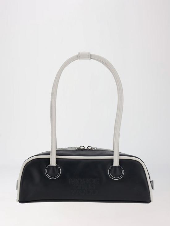 26SS 마지셔우드 숄더백 GG057660 BLACKLIGHTGREYPULLUPCRINKLE Black