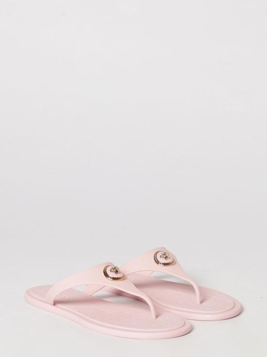 26SS 베르사체 알리아 러버 플랫 샌들 10162481A10983 1PS1V Blush Pink - VERSACE