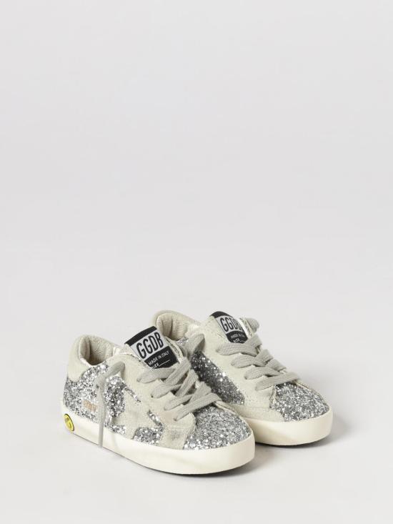26SS [키즈] 골든구스 스니커즈 GJF00101F000416 70136 Silver - GOLDEN GOOSE