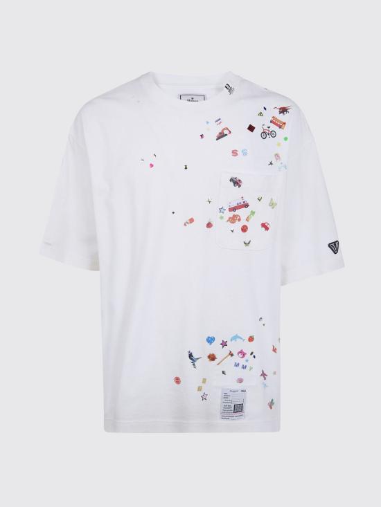 26SS 메종 미하라 야스히로 반팔 티셔츠 J16TS821 White - MAISON MIHARA YASUHIRO