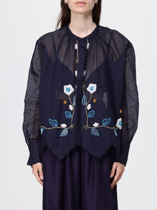 26SS 포르테포르테 블라우스 14851MYSHIRT 5019 Blue