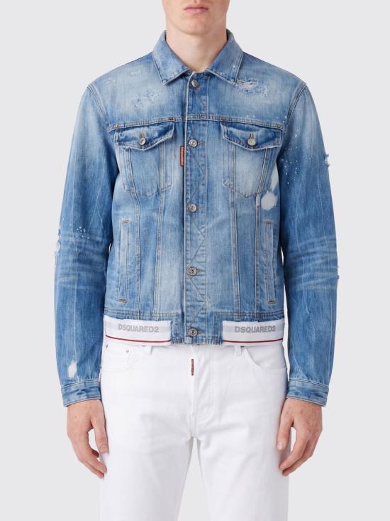 26SS 디스퀘어드2 데님 자켓 S71AN0669D30038 470 Blue