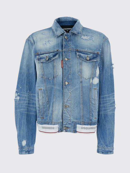 26SS 디스퀘어드2 데님 자켓 S71AN0669D30038 470 Blue - DSQUARED2
