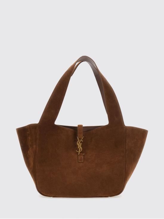 26SS 생로랑 LE 5 A 7 베아 스웨이드 토트백 763435008IW 2885 Brown