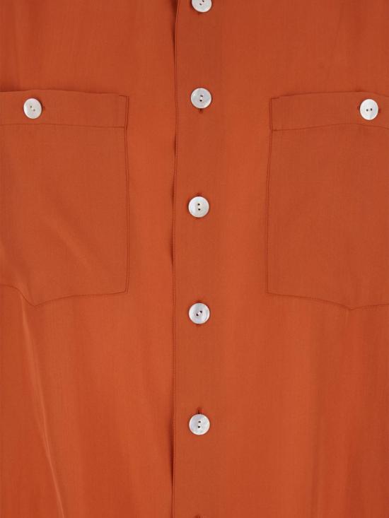 26SS 생로랑 긴팔 셔츠 854240Y6J78 6550 Orange - SAINT LAURENT