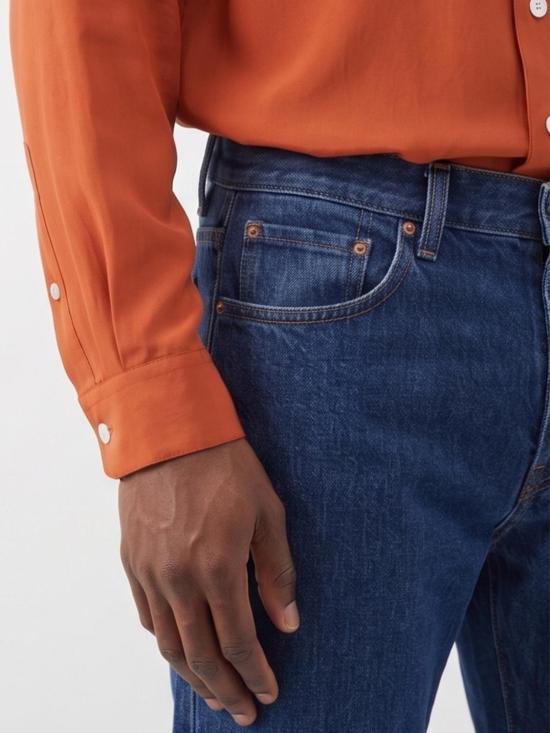26SS 생로랑 긴팔 셔츠 854240Y6J78 6550 Orange - SAINT LAURENT