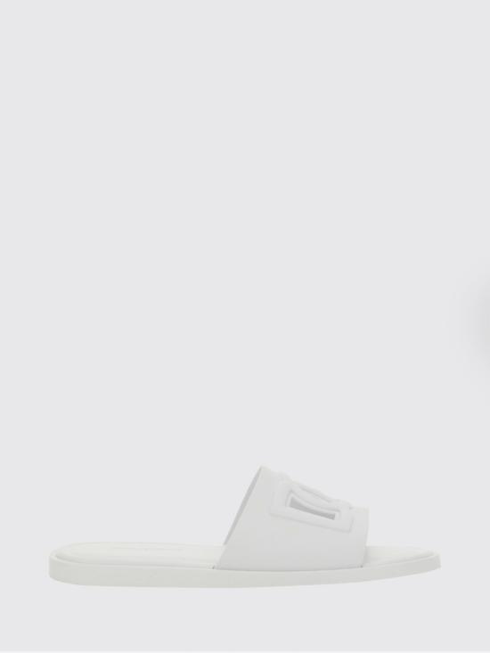 26SS 돌체앤가바나 러버 비치웨어 슬리퍼 CS2215AN994 87163 White