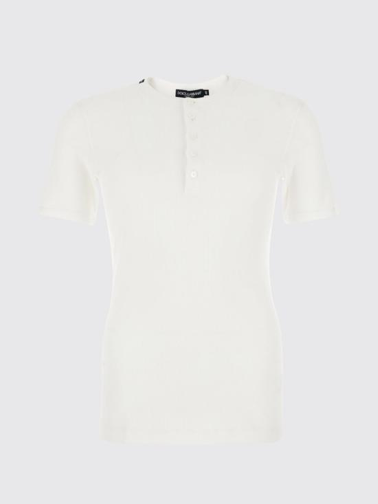 26SS 돌체앤가바나 반팔 티셔츠 G8QX6TFU7AV W0800 White - DOLCE & GABBANA