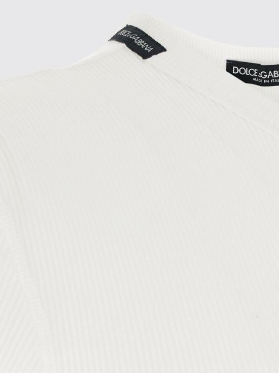 26SS 돌체앤가바나 반팔 티셔츠 G8QX6TFU7AV W0800 White - DOLCE & GABBANA