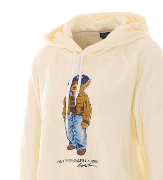 26FW 폴로 랄프로렌 후드 티셔츠 211B17799001 WARM WHITE White - POLO RALPH LAUREN