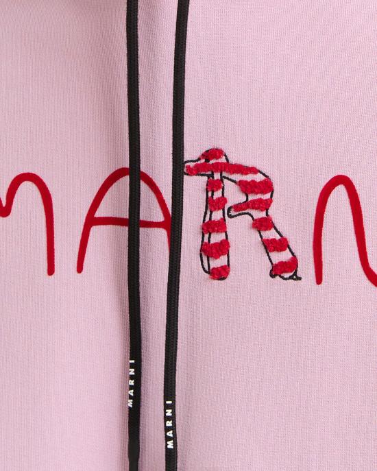 26SS 마르니 후드 티셔츠 8059030867710 PINK - MARNI