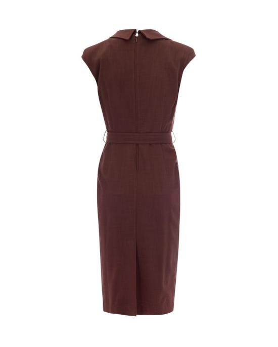 26SS 핑코 롱 원피스 5880775 Brown - PINKO