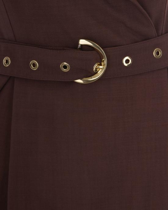 26SS 핑코 롱 원피스 5880775 Brown - PINKO
