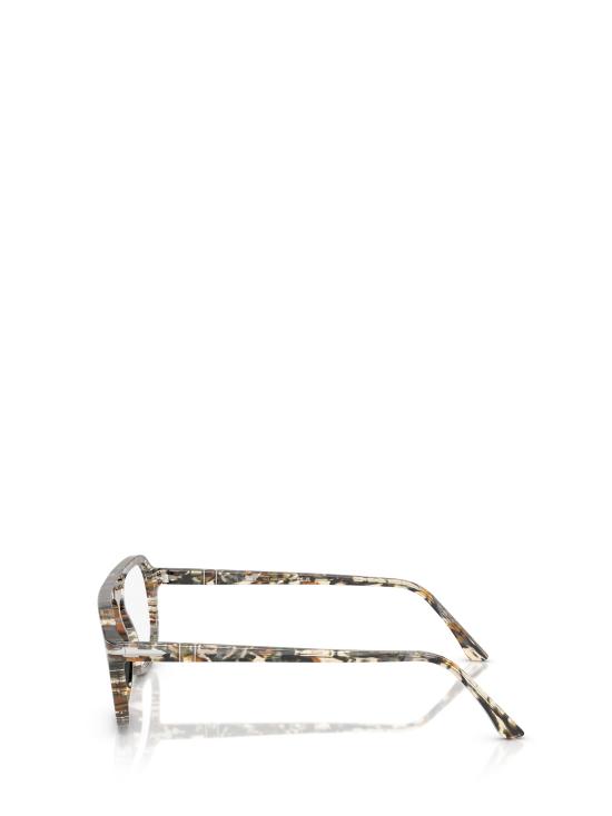 26FW 페르솔 안경 PO3368V 1221 AMBER BROWN PIRATE BLACK - PERSOL