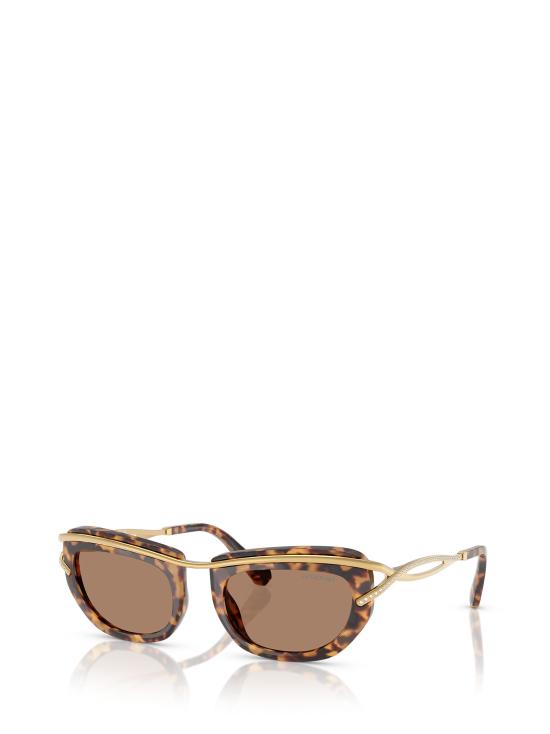26FW 스와로브스키 선글라스 SK7026 403573 LIGHT HAVANA - SWAROVSKI