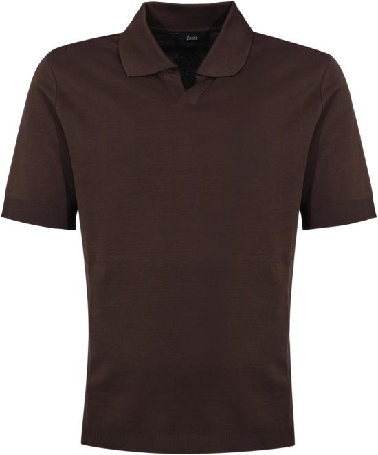 26SS 에르노 폴로 티셔츠 8055403169382 BROWN