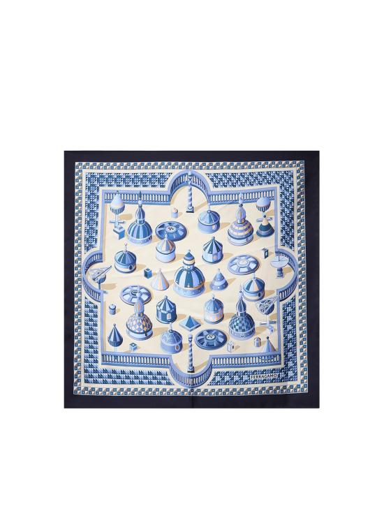 26SS 살바토레 페라가모 머플러/스카프 310197 790108008 Ivory blue