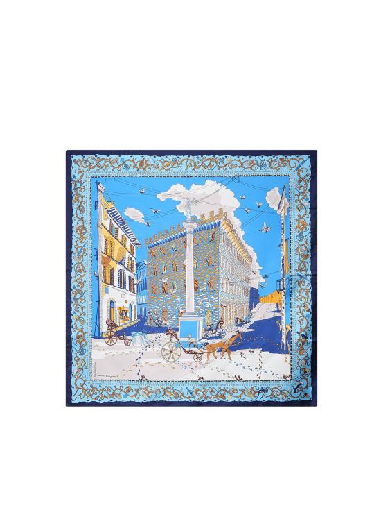26SS 살바토레 페라가모 머플러/스카프 311595 792625100 Blue light blue