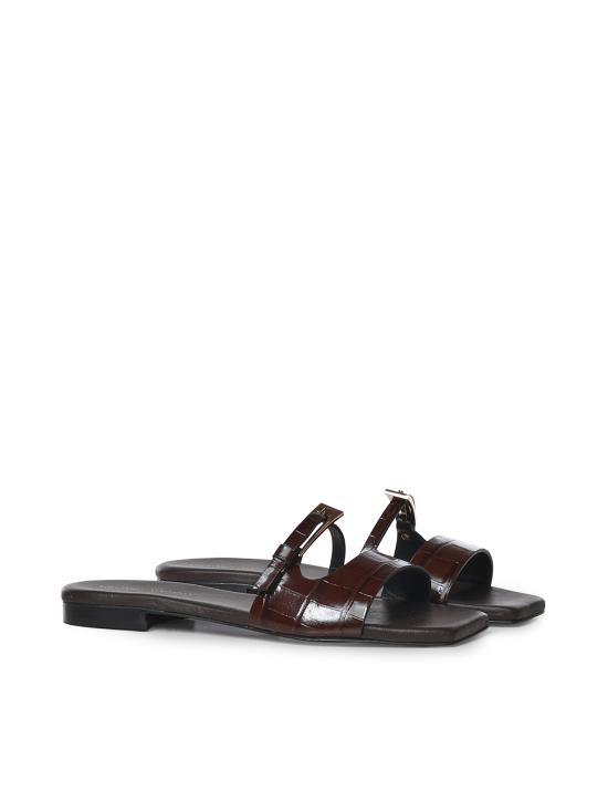 26SS 줄리아노 갈리아노 뮬/슬리퍼 GD16B COCCO FOND BROWN - GIULIANO GALIANO