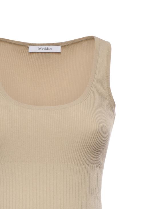 26SS 막스마라 기로 비스코스 탱크 탑 2611361032600 003 SAND - MAX MARA