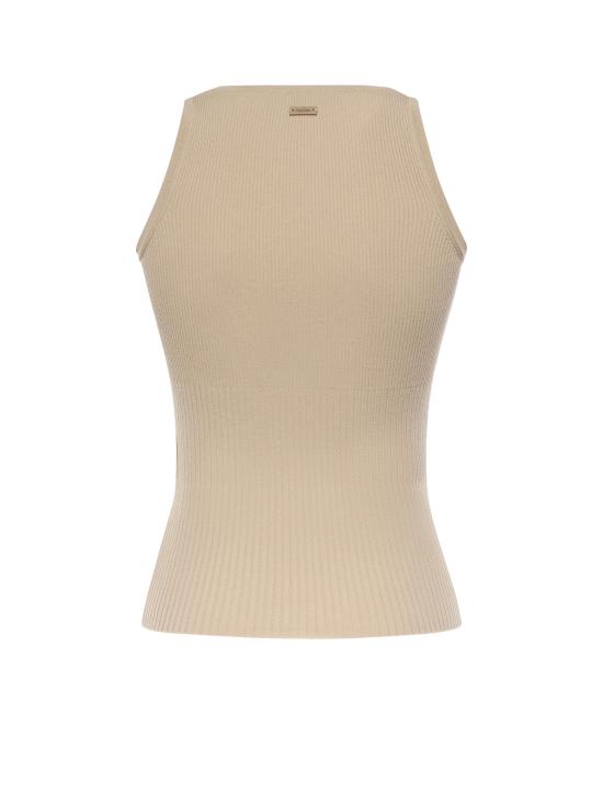 26SS 막스마라 기로 비스코스 탱크 탑 2611361032600 003 SAND - MAX MARA