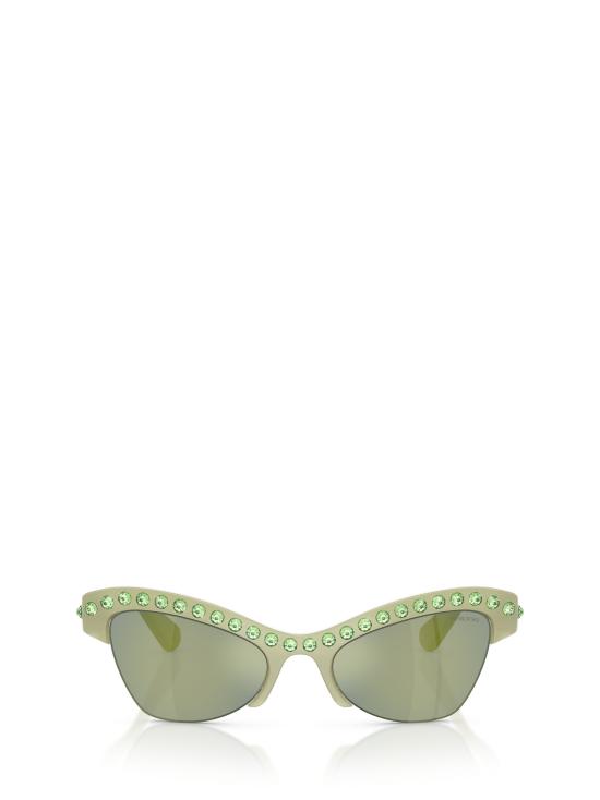 26FW 스와로브스키 선글라스 SK6043 10746R MILKY GREEN