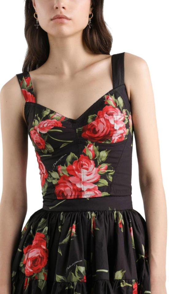 26SS 돌체앤가바나 민소매 티셔츠 8057576289799 BLACK - DOLCE & GABBANA