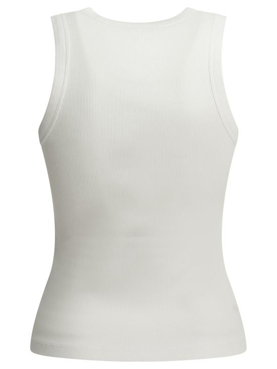 26FW 지방시 민소매 티셔츠 BW70FPP7BR100 White - GIVENCHY