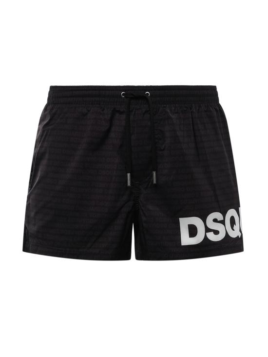 26SS 디스퀘어드2 스윔팬츠 D7B5C6600 010 BLACK WHITE