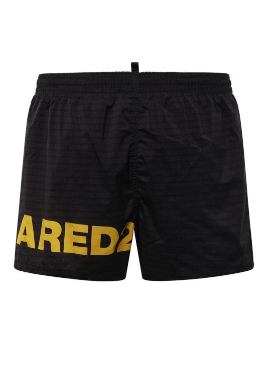 26SS 디스퀘어드2 스윔팬츠 D7B5C6600 014 Black YELLOW - DSQUARED2