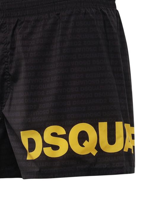 26SS 디스퀘어드2 스윔팬츠 D7B5C6600 014 Black YELLOW - DSQUARED2