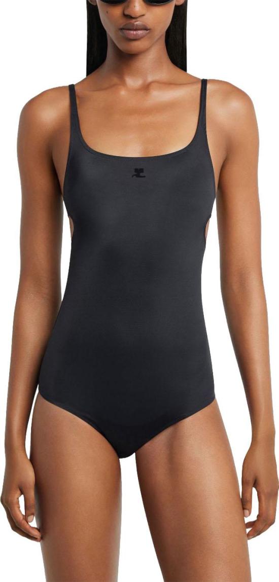 26SS 쿠레쥬 바디수트 티셔츠 126JMB053PA00439999 BLACK - COURREGES