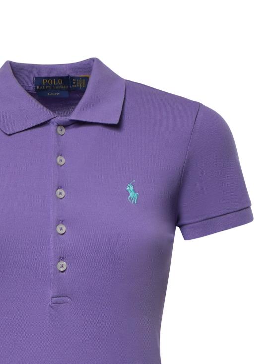 26SS 폴로 랄프로렌 슬림핏 스트레치 폴로 셔츠 211B18200 006 PURPLE - POLO RALPH LAUREN