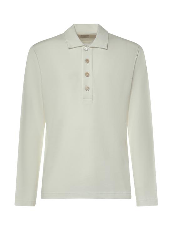 26SS 일레븐티 폴로 티셔츠 M75POLM06TES0M120 01 IVORY