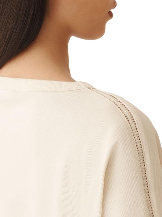 26SS 파비아나 필리피 반팔 저지 티셔츠 JED276F568M2090145 WHITE - FABIANA FILIPPI