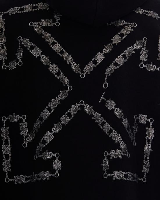 26SS 오프화이트 후드 티셔츠 1200189759617 BLACK - OFF WHITE